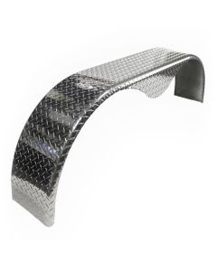 Aile double 10 3/4" x 68" aluminium strié 0,090 (jante 15")