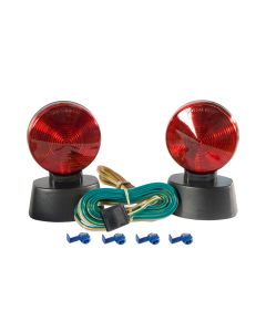 Lumière de remorquage magnétique rouge de 4 brins CURT