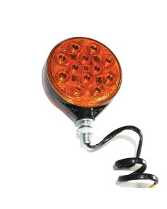 Lumière de position LED 2 faces 4 3/4" x 4 1/3" x 1 4/5" ambre 12 diodes