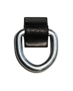 Anneau d'arrimage à souder de 5K 2 1/4" x 2 1/4" x 3/8" avec support en zinc