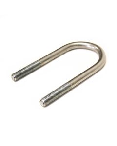 Boulon en U 2 3/8" x 5" rond zinc tige 1/2"