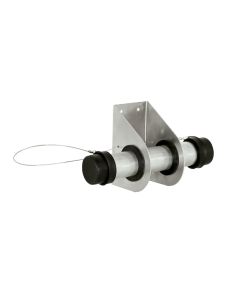 Porte-document aluminium tube 9" x 1 5/8"