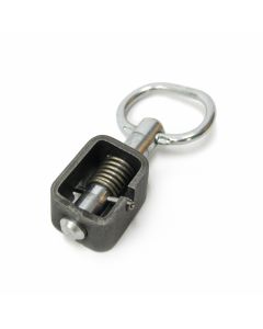 Verrou à ressort tige de 5/8" en acier zingué