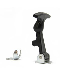 Attache capot 5" caoutchouc et acier inoxydable