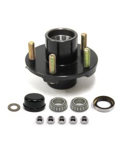 Moyeu à 5 goujons 1/2" B.C. 4,5" 2K cône 1" roue 8"-12" bouchon 1445 complet FRAMECO