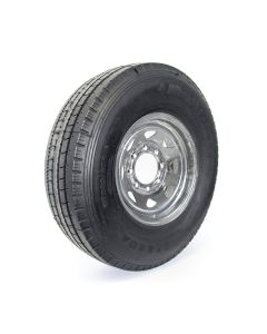 Pneu radial 235/85R16 14 plis LRG 4400 lbs Westlake et jante 16" 8 trous galvanisée Pneu radial 235/85R16 14 plis LRG 4400 lbs Westlake et jante 16" 8 trous galvanisée
