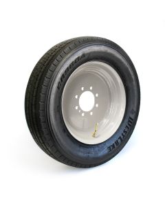 Pneu radial 215/75R175 16 plis LRH 4805 lbs Westlake et jante 17 1/2" 8 trous blanche