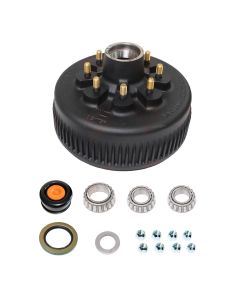 Tambour 12 1/4" x 3 3/8" 8 goujons 9/16" B.C. 6,5" 8K à graisse complet DEXTER