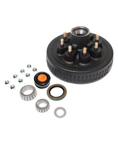 Tambour de 12" x 2" à 8 goujons 9/16" B.C. 6,5" 7K à graisse complet DEXTER