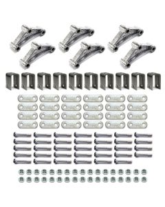 Quincaillerie quadruple 5,5K avec liens mobiles courts et écrous stover