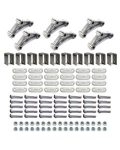 Quincaillerie quadruple 5,5K avec liens mobiles longs et écrous stover