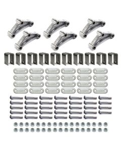 Quincaillerie quadruple 5,5K avec liens mobiles moyens et écrous stover