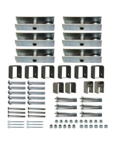 Quincaillerie quadruple industrielle 6K écrous stover