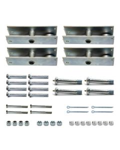 Quincaillerie triple industrielle 6K sans main d'attache