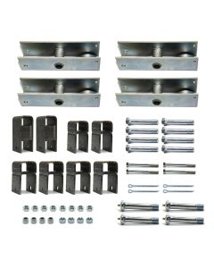 Quincaillerie triple industrielle 6K mains d'attache shimmées et écrous stover