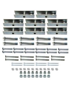 Quincaillerie quintuple industrielle 6K sans main d'attache