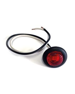 Lumière de gabarit LED de 3/4" rouge à clip