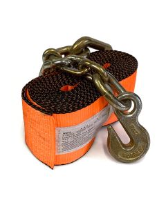 Courroie 4" x 30' 5,4K avec chaîne et crochet SMARTOW
