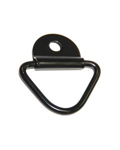 Anneau d'arrimage de 800 lbs 2 3/4" x 2" en acier inoxydable noir