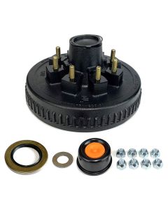 Tambour de 12" x 2" à 8 goujons 1/2" B.C. 6,5" 7K graissé et assemblé complet FRAMECO