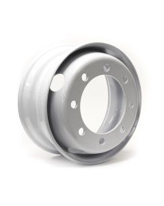Jante 17 1/2" x 6 3/4" 8 trous 6200 lbs double blanche (essieu 15K)