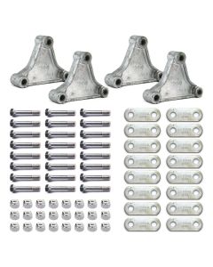 Quincaillerie triple 2K-3,5K avec liens mobiles courts sans main d'attache