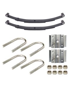 Ensemble de ressorts 1,3K à 2 yeux 3L 26" x 1 3/4" pour tube de 2" avec quinc.