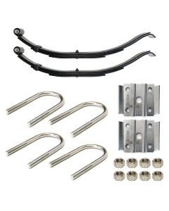 Ensemble de ressorts 2,1K à glissière 4L 24 1/2"x 1 3/4" pour tube de 2" avec quinc.