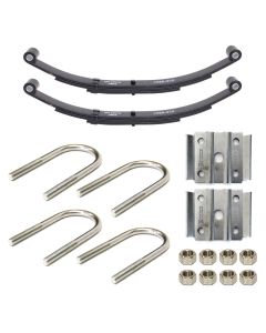 Ensemble de ressorts 3,5K à 2 yeux 3L 23 1/8" x 1 3/4" pour tube de 2" avec quinc.