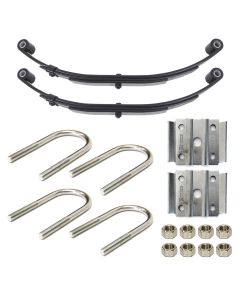 Ensemble de ressorts 2K à 2 yeux 3L 20 1/4" x 1 3/4" pour tube de 2" avec quinc.