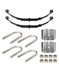 Ensemble de ressorts 2,8K à 2 yeux 4L 20 1/2" x 1 3/4" pour tube de 2" avec quinc.