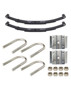 Ensemble de ressorts 2,5K à 2 yeux 3L 25 1/8" x 1 3/4" pour tube de 2" avec quinc.