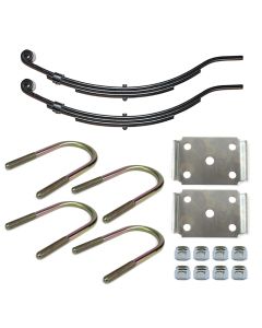 Ensemble de ressorts 3,4K à glissière 3L 24 1/2" x 1 3/4" pour tube de 3" avec quinc.