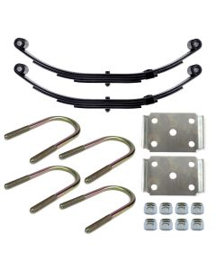 Ensemble de ressorts 2,8K à 2 yeux 4L 20 1/2" x 1 3/4" pour tube de 3" avec quinc.