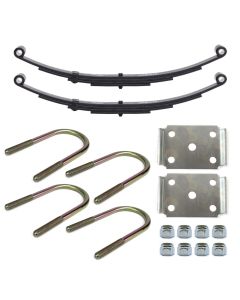 Ensemble de ressorts 3,6K à 2 yeux 4L 25 1/4" x 1 3/4" pour tube de 3" avec quinc.