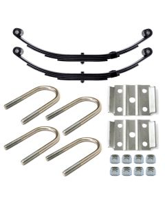 Ensemble de ressorts 2,8K à 2 yeux 4L 20 1/2" x 1 3/4" pour tube de 2 3/8" avec quinc.