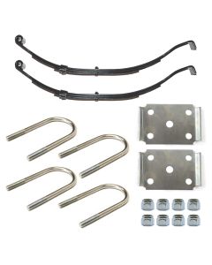 Ensemble de ressorts 1,6K à glissière 3L 24 1/2" x 1 3/4" pour tube de 3" avec quinc.