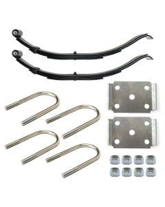 Ensemble de ressorts 2,1K à glissière 4L 24 1/2" x 1 3/4" pour tube de 3" avec quinc.