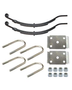 Ensemble de ressorts 3,4K à glissière 3L 24 1/2" x 1 3/4" pour tube de 3" avec quinc.