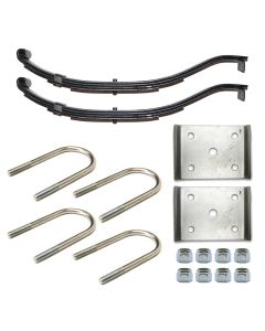 Ensemble de ressorts 3K à glissière 4L 26 1/4" x 2" pour tube 3" avec quinc.