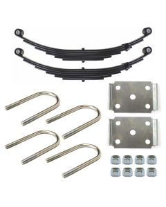 Ensemble de ressorts 6,7K à 2 yeux 6L 25 1/4" x 1 3/4" pour tube 3" avec quinc.