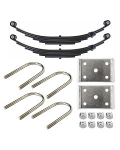 Ensemble de ressorts 6,7K à 2 yeux 6L 25 1/4" x 1 3/4" pour tube 3 1/2" avec quinc.