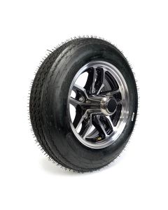 Pneu 4.80-12 6 plis LRC 990 lbs Roadguider et jante 12" 5 trous aluminium noir Osprey