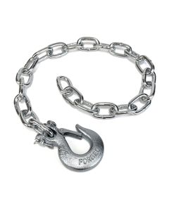 Chaîne de sécurité 1/4" x 30" 1 crochet à loquet 7,8K RAM