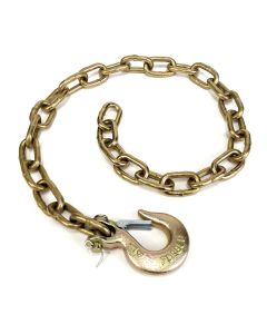 Chaîne de sécurité 1/4" x 36" 1 crochet à loquet 12,6K RAM