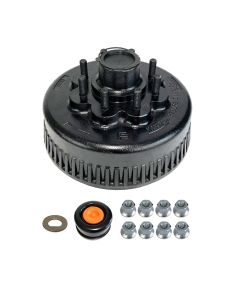 Tambour 12 1/4" x 3 3/8" 8 goujons 5/8" B.C. 6,5" 8K à graisse complet FRAMECO