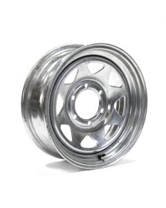 Jante 16" x 6" 6 trous 3300 lbs galvanisée