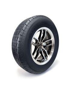 Pneu radial ST205/75R15 8 plis LRD 2150 lbs Westlake et jante 15" 5 trous aluminium noir Osprey