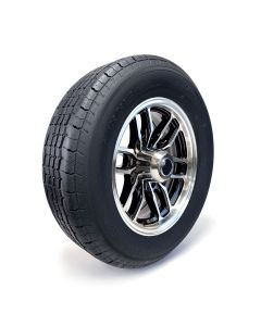 Pneu radial ST205/75R15 8 plis LRD 2150 lbs Westlake et jante 15" 6 trous aluminium noir Osprey