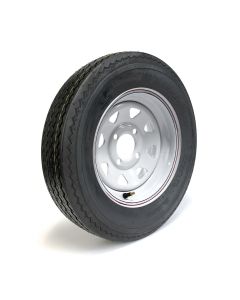 Pneu 530-12 6 plis LRC 1050 lbs Hakuba et jante 12" 4 trous rally